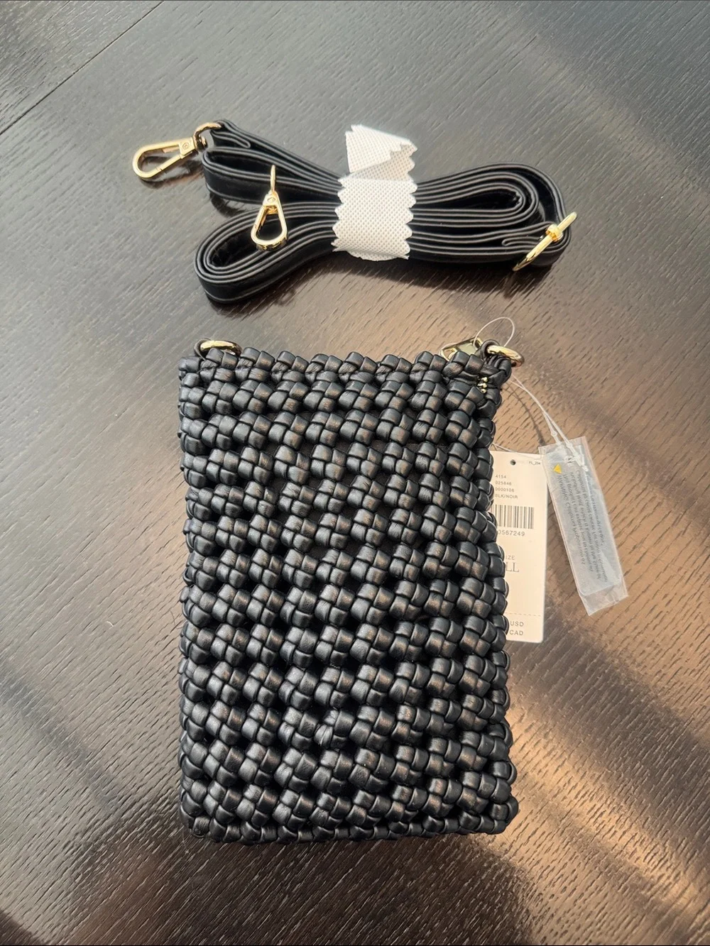 NWT | The Kalani Woven Knot Bag: Cell Phone Edition